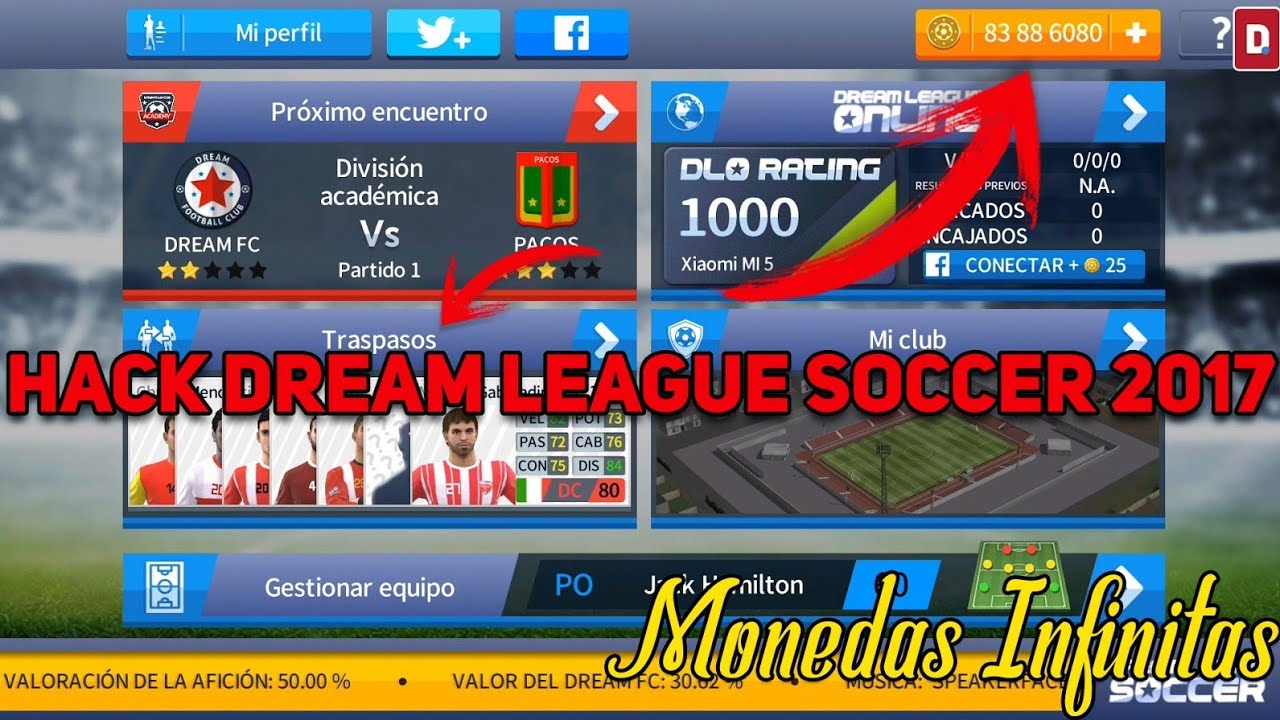 Cómo hackear Dream League Soccer YouTube