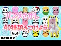 パンダさがし①かわいい❤️40種類集めよう✨ロブロックスroblox find Panda How to get new 40 Badge
