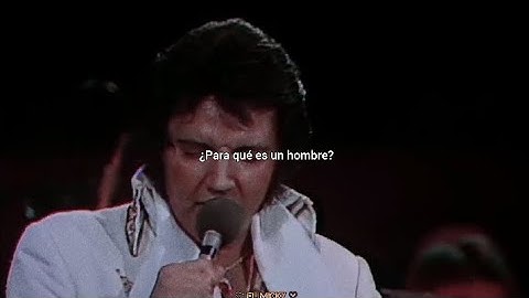 My Way (Live) • Elvis Presley | Sub. Español + Video (1977)