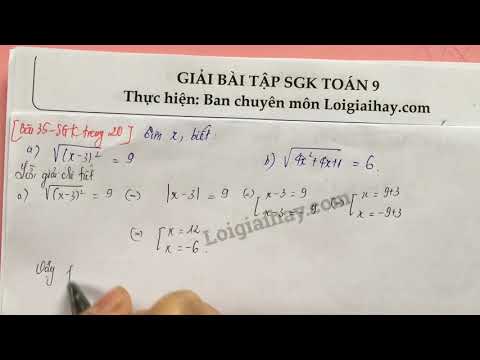 Video Giải bài 35 trang 20 SGK toán 9 tập 1 - youtube
