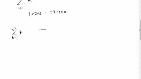 Introduction to Sigma Notation