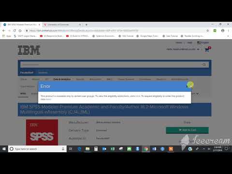 IBM Login & Download SPSS Modeler Part 2