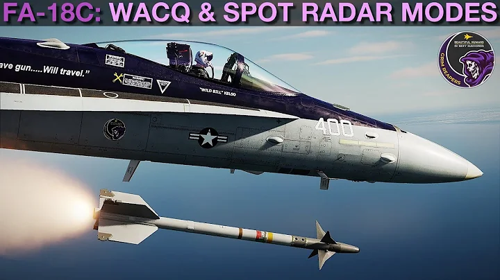FA-18C Hornet: WACQ(Caged/Uncaged) & SPOT Radar Modes Tutorial | DCS WORLD
