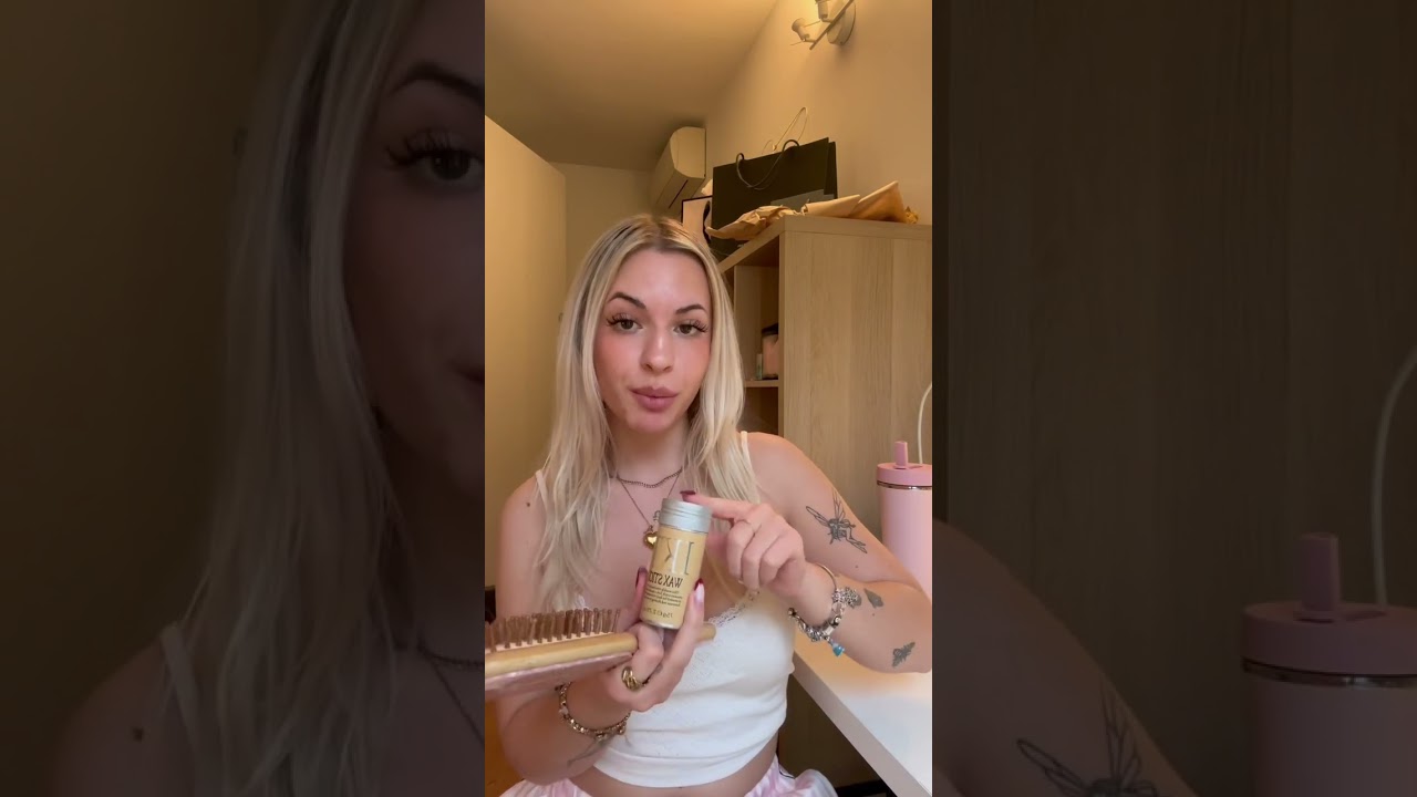 se non avete la cera per capelli potete utilizzare l’olietto che preferite 🫶🏻🫶🏻