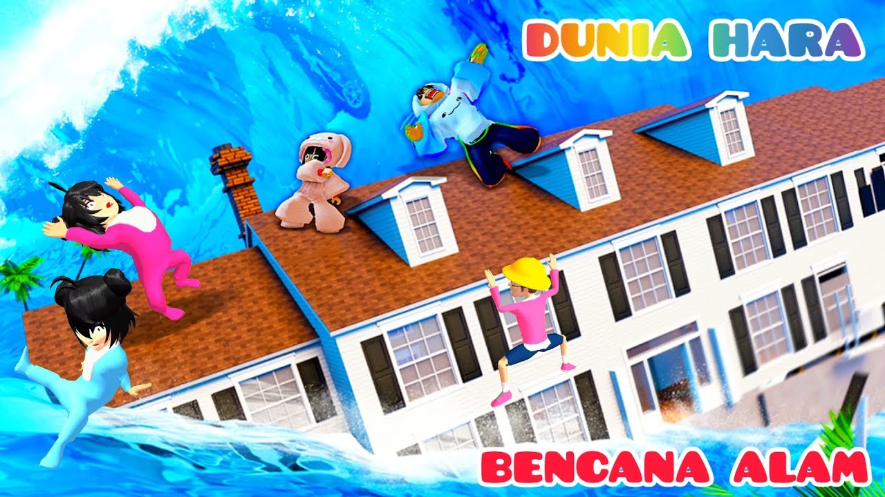 Yuta Mia Atom Baby Hara Celine Harus Bertahan Hidup Di Pulau Bencana 😱|Ada Tsunami Topan |Dunia Hara