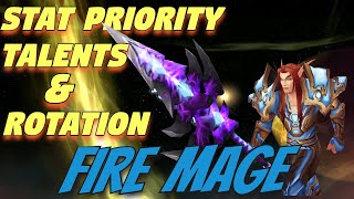 TBC Fire Mage PvE QUICK Guide! | Stat Priority, Talents, and Single Target DPS Rotation!