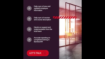 BambooHR - TalentLMS Integration