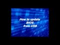 How to update bios from USB