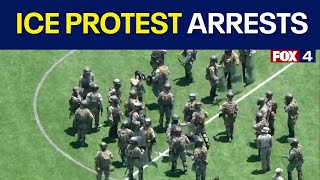 Arrests made at ICE protests in LA, Austin, Dallas