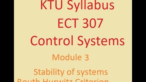 Routh Hurwitz criterion Problem 3