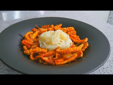 ojingeo-bokkeum(stir-fried-squid-with-dried-noodle)-recipe