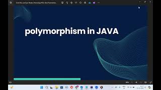 Polymorphism in JAVA