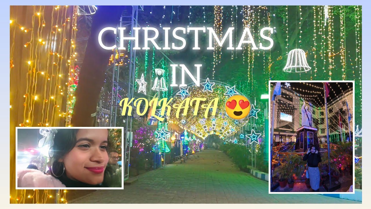 Park Street on Christmas Eve 🎅 | Kolkata’s Most Magical Night✨| Santhali vlog 