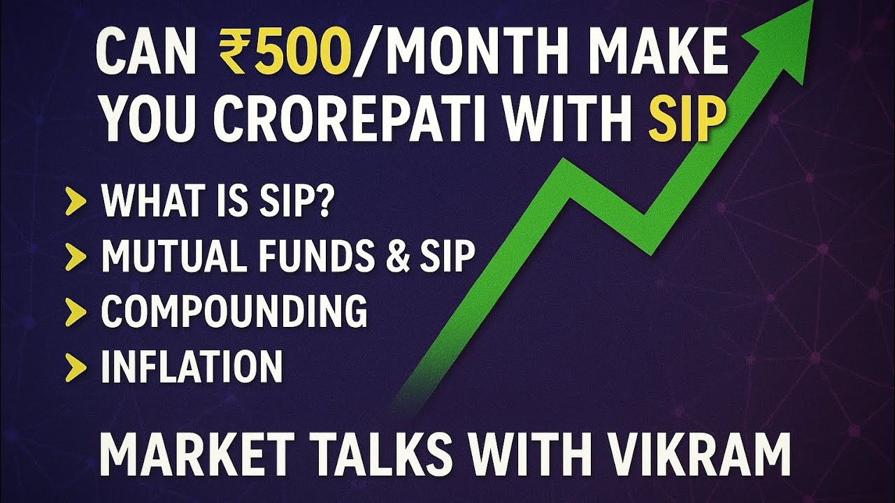 ₹500 SIP to ₹1 Crore? Real Story, Real Strategy | Mutual Fund Investment Explained 