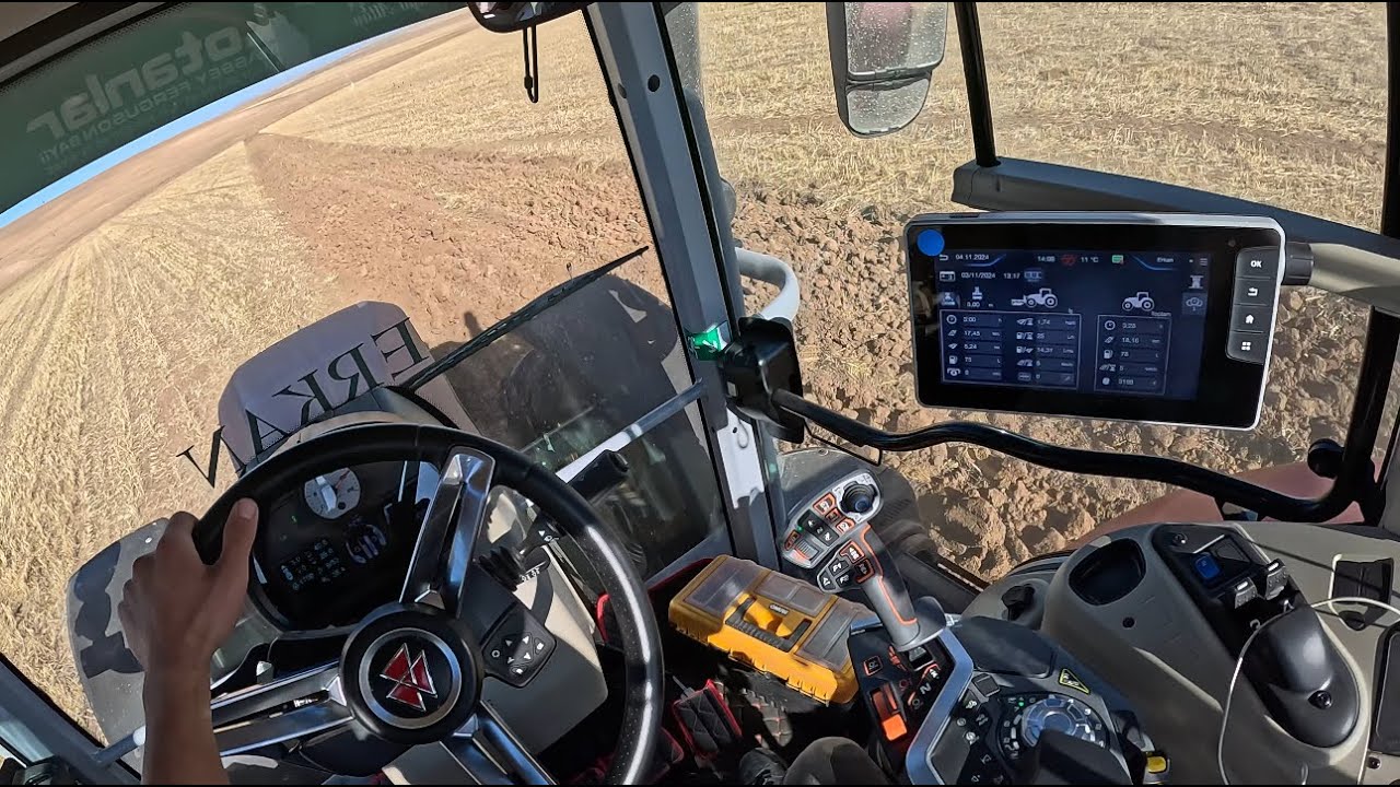 7s210 MASSEY FERGUSON / YENİ ÜNLÜ PULLUK / TEK SEFERDE 3 METRE