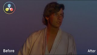 Color Grading the Binary Sunset | Star Wars A New Hope | Davinci Resolve Tutorial 2020