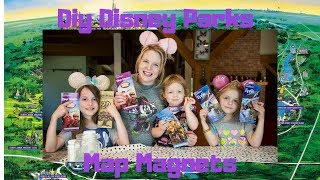 DIY Disney Park Map Magnets