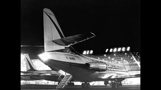 VOL INAUGURAL CARAVELLE AIR FRANCE BOURGOGNE F-BHRH ALGER-PARIS (1959)