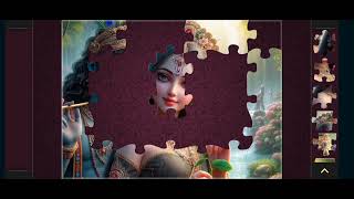 MAGIC PUZZLE RADHA KRISHNA JIGSAW PUZZLE  #puzzle #radhakrishna screenshot 4