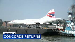 Concorde jet returns to Intrepid Museum