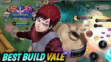 MOBA LEGENDS VALE BEST BUILD AND EMBLEM 2025| MLBB ANNODOMINIC