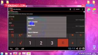 Aplikasi CalculatorNg - Kalkulator Scientific Dengan Fasilitas History (Android) screenshot 4