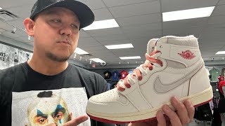 Air Jordan 1 Rare Air Sail Cinnabar Og High Sneaker Review