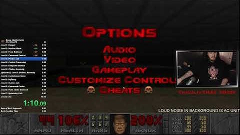 Doom 1 Unity PC E1 Cheat% Speedrun in 2:53.479