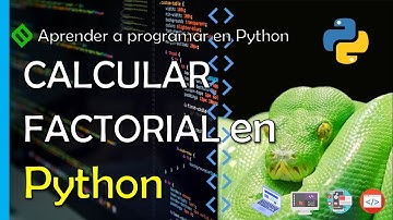 🔴 CALCULAR FACTORIAL de un NUMERO 🐍 FACTORIAL en Python con CICLO FOR | CURSO DE PYTHON