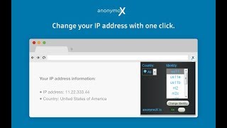 vpn chrome anonymoX screenshot 2