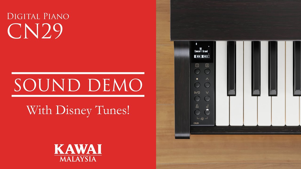 Kawai CN29 Digital Piano Sound Demo with Disney Tunes | Kawai Malaysia
