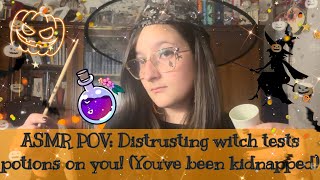 [HALLOWEEN ASMR🎃] POV: Distrusting witch tests potions on you! (you’ve been kidnapped) screenshot 5