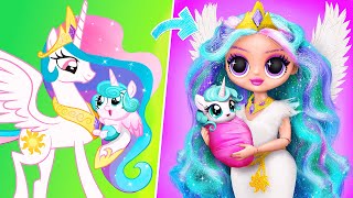 My Little Pony: Celestia se Convierte en Mamá / 31 DIYs Para Muñecas