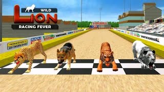 Wild Animals Race | Lion, Tiger, Horse, Dog & Cheetah Cartoons for kids | Animals Cartoon | screenshot 1
