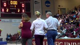 SPU GYMNASTICS: Senior Night Ceremony (Feb. 21, 2014)
