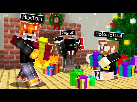 The BIGGEST SECRET SANTA gift in CAMP MINECRAFT!