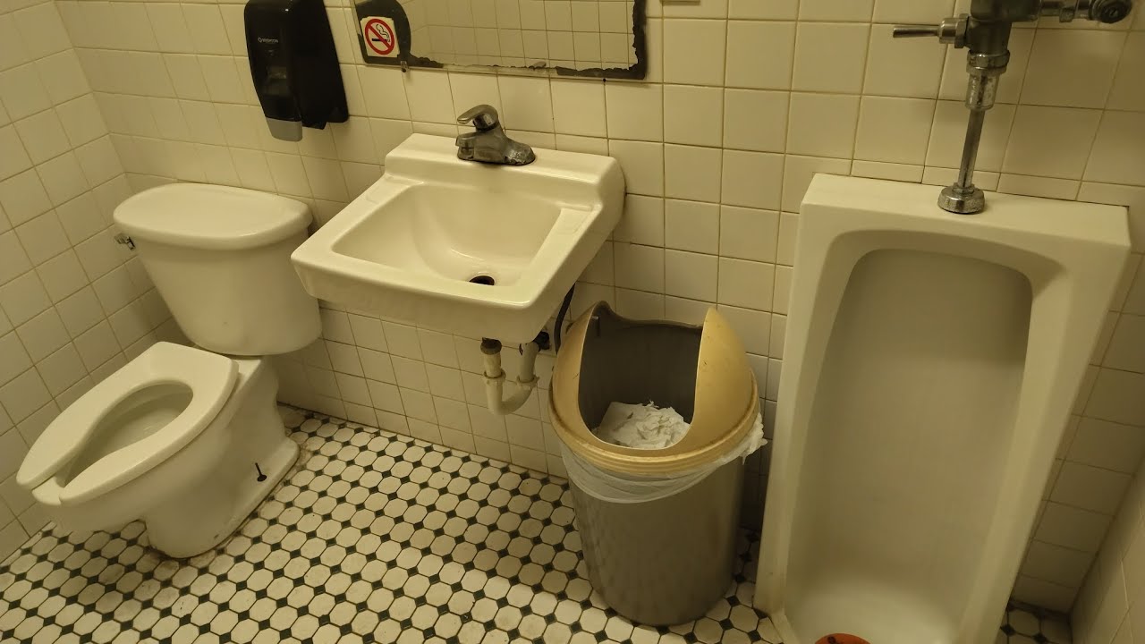 [917] Shell's Gas Station Unisex Restroom Full Shoot! - YouTube