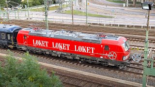 Snälltåget omledning via Göteborg  Augusti 2022