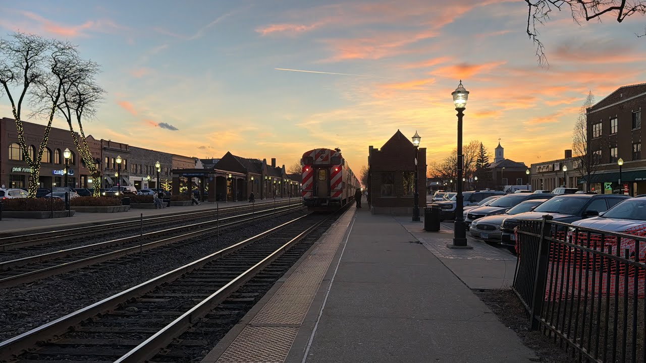 The Complete Metra Evening Rush Hour At LaGrange Road On February 27, 2026