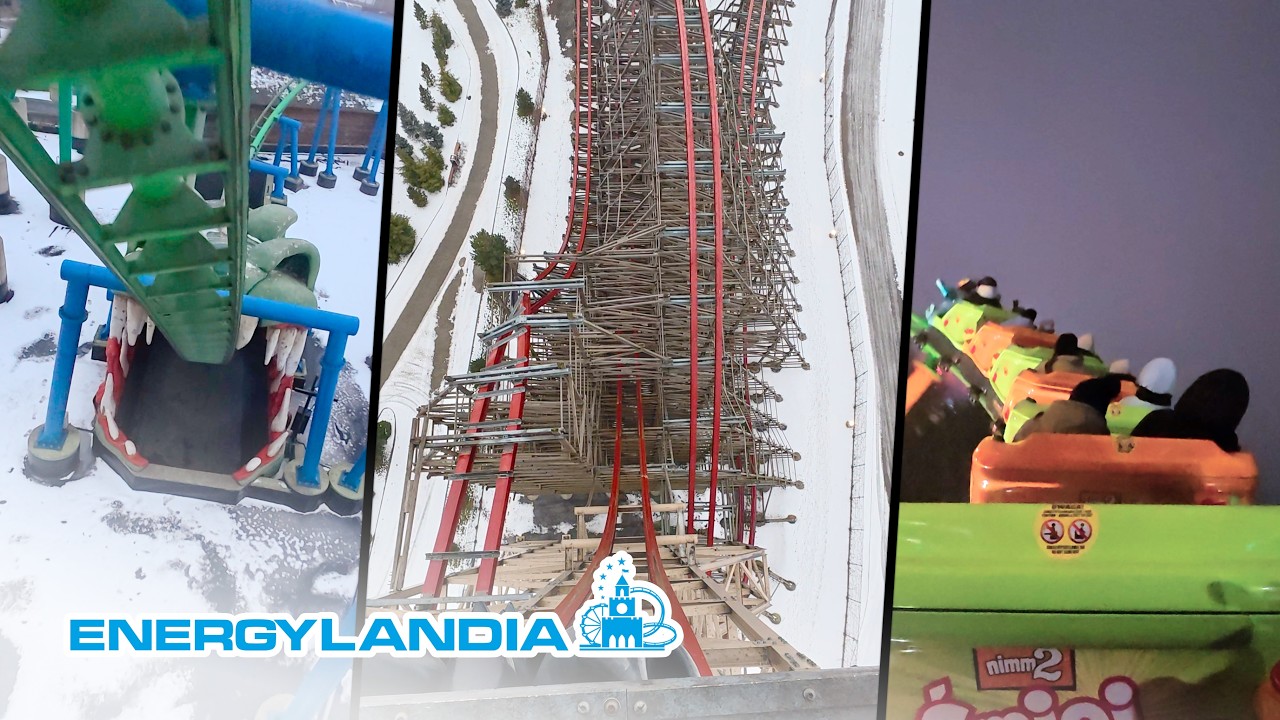 Every Coaster at Energylandia Winter Edition POV