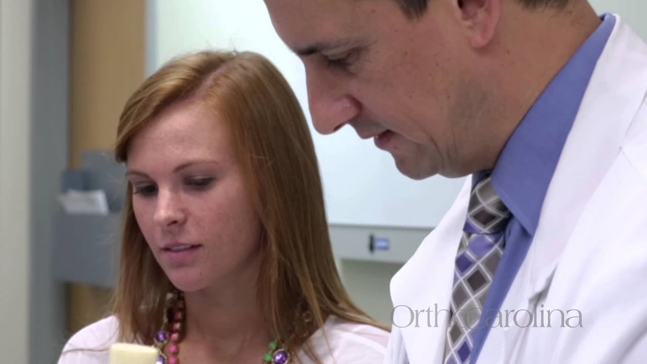 OrthoCarolina Patient Mallory Guffey & Dr. Ranjan Maitra YouTube
