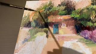 Brushstrokes in the tradition of French Impressionism - with artist Valerie Collymore