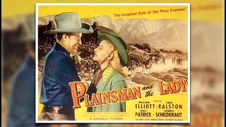 Plainsman And The Lady 1946 Western Bill Elliott Vera Ralston Gail Patrik