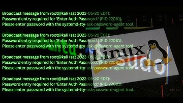 Resolving "Password Entry Required" Error in Linux |Broadcast message systemd-tty-ask-password-agent