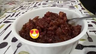 Ginisang Bagoong with pork / Auntie Lah