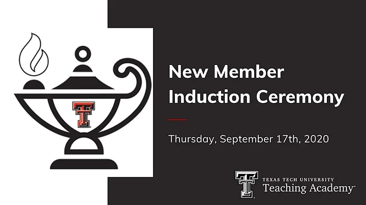 Teaching Academy Induction Ceremony 2020