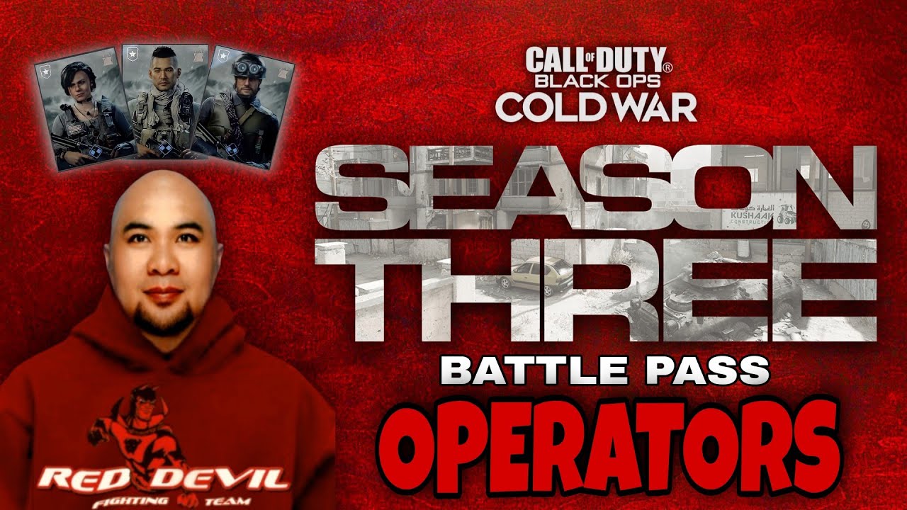 Black Ops Cold War - Season 3 Battle Pass Operators