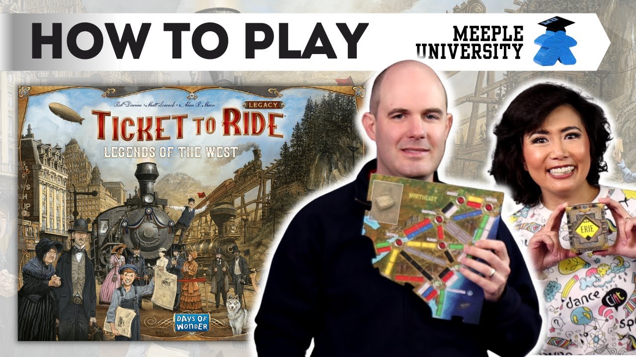 Overview & Unboxing Ticket to Ride Legacy - Compara Jogos