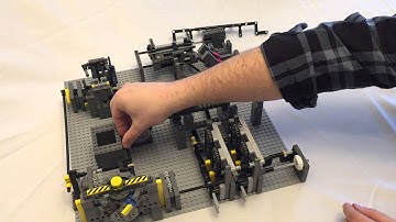 Lego Ball Factory Assembly Instructions - Part 7 - Bucket Unloader and Conveyor System