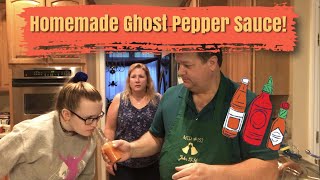 Homemade Ghost Pepper Sauce!